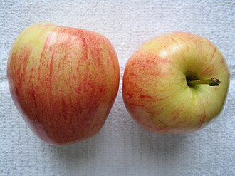 Eating apple